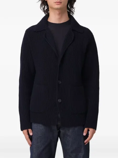 Cardigan Brooksfield de lână albastru