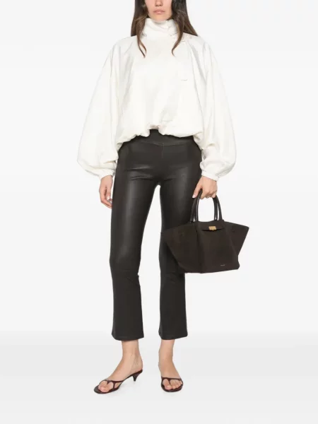 Pantaloni Arma din piele maro