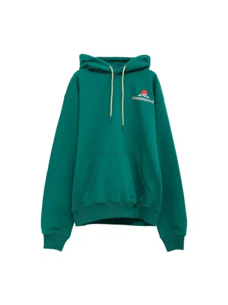 Bluza z kapturem Casablanca z kapturem zielona