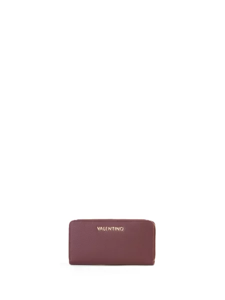 VALENTINO Portofel LEO bordeaux roșu