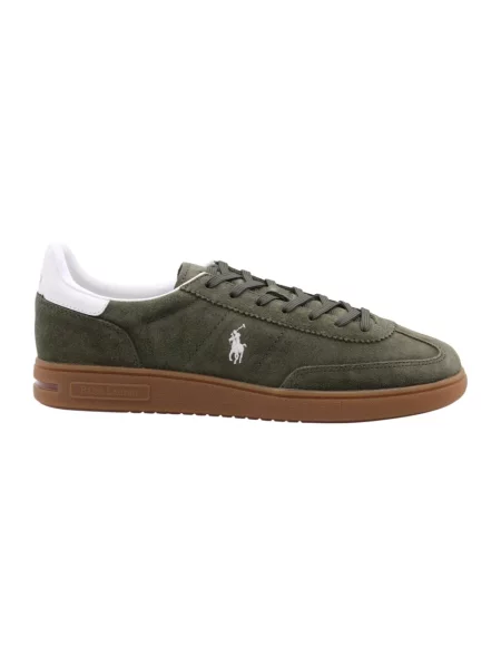 Sneakersy Polo Ralph Lauren koronkowe zielone