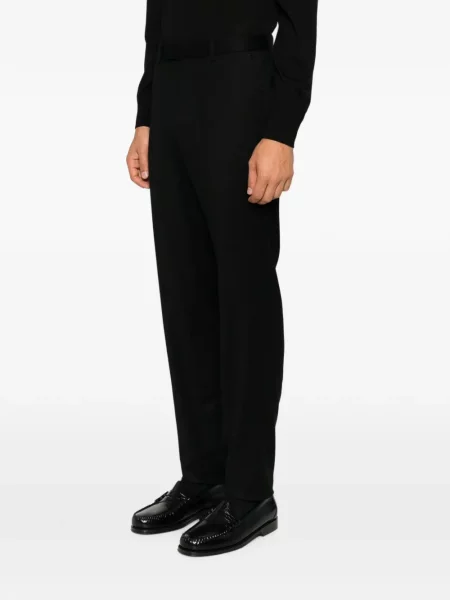 Cu centură pantaloni Zegna negru