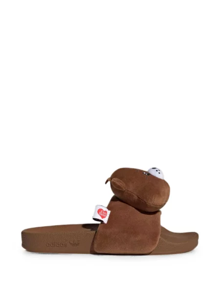 Sneakerși Adidas Adilette maro