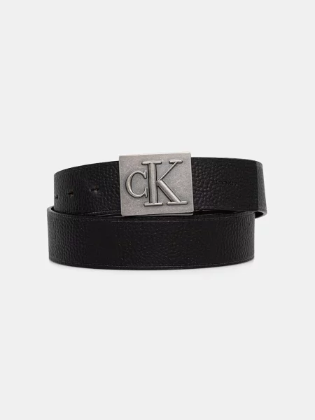 Calvin Klein curea pentru bărbați din piele negru