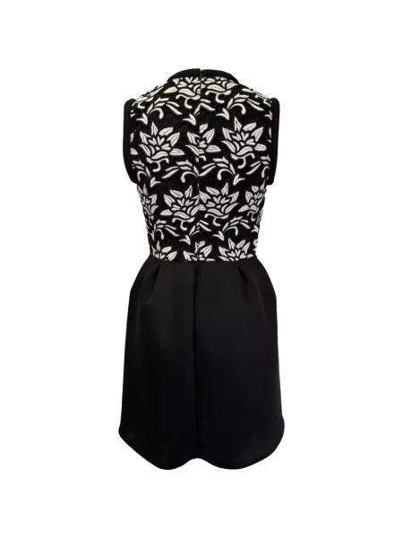 Rochie mini Sandro din dantelă negru