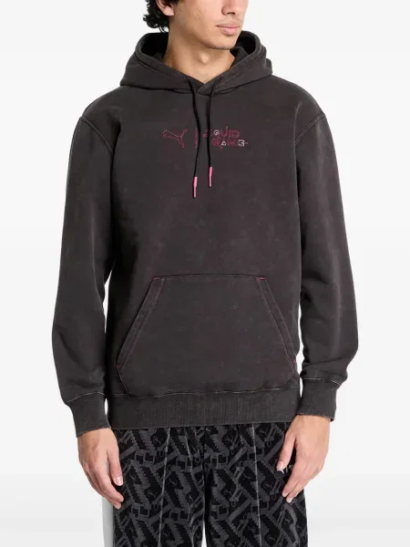 Hanorac cu glugă Puma negru