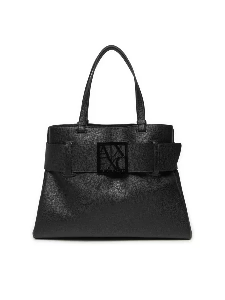 ARMANI EXCHANGE Pirkinių krepšys juoda