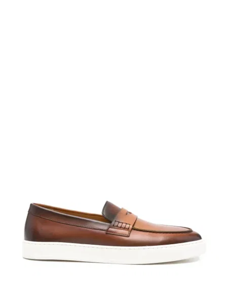 Pantofi loafer Doucal's din piele maro