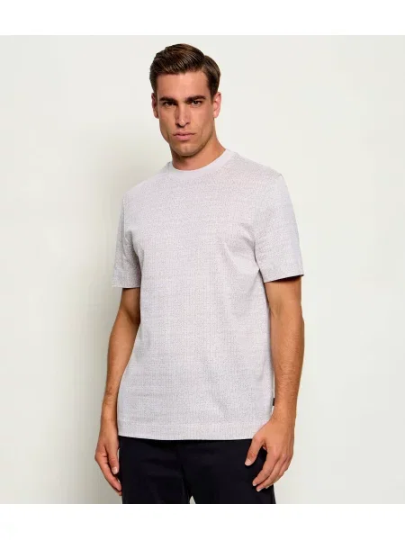 BOSS BLACK Tricou H-Thompson | mercerizat negru