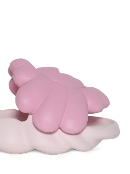 Gėlėtos šlepetės Ohana Hatake su aplikacija rožinė