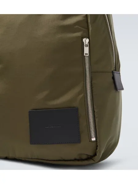 Rucsac Jil Sander din piele verde