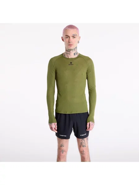 Dolgo termo spodnje perilo Saysky z dolgimi rokavi z mrežo zelena