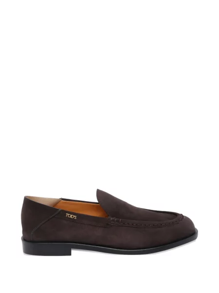 Pantofi loafer Tod's din piele de căprioară maro