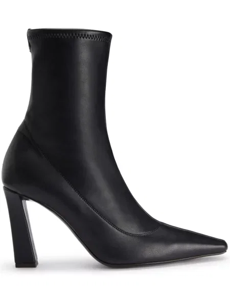 Cizme scurte Giuseppe Zanotti din piele slip-on negru
