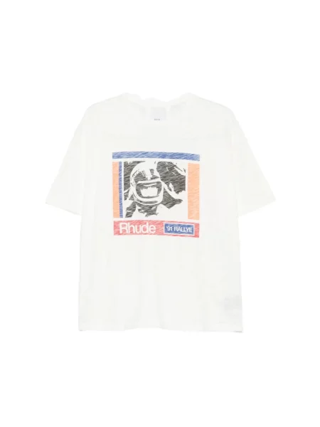 Koszulka Rhude z logo biała