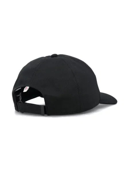 Czapka z daszkiem Moncler czarna