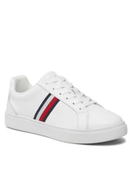 Superge Tommy Hilfiger s črtami bela