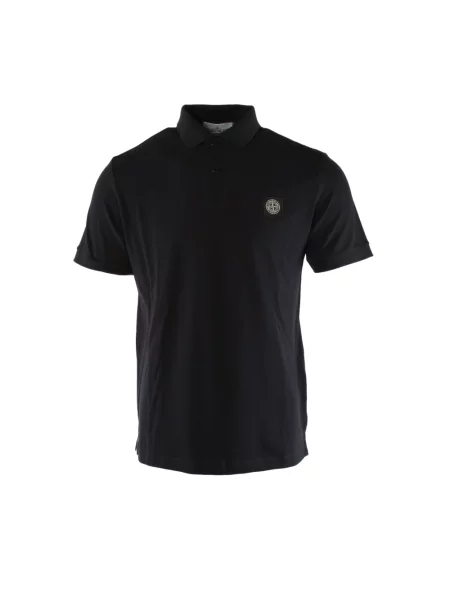 Koszulka polo Stone Island z kamieniami niebieska