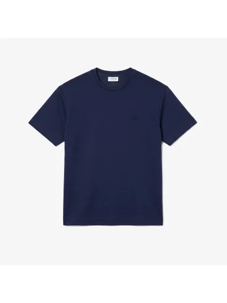 Lacoste Koszulka Oversize granatowa