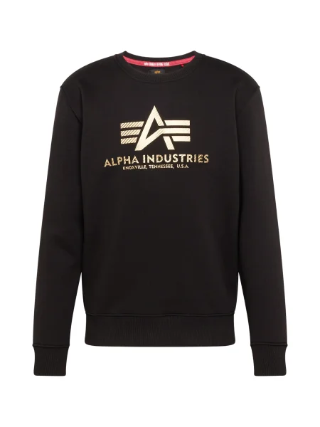 Суитчър Alpha Industries с принт черно
