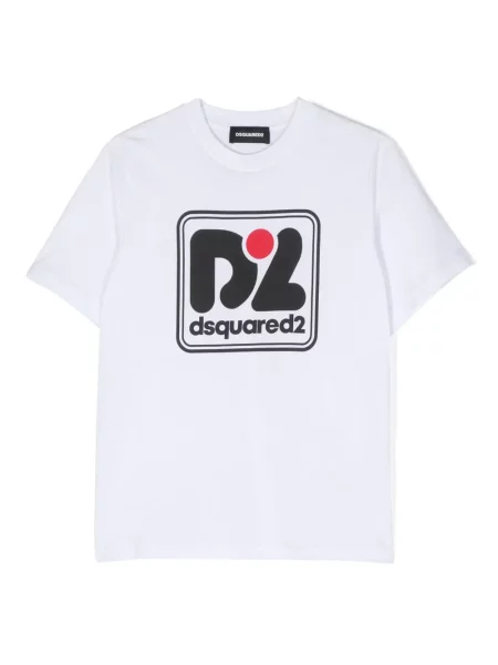 Koszulka dziecięca Dsquared2 biała