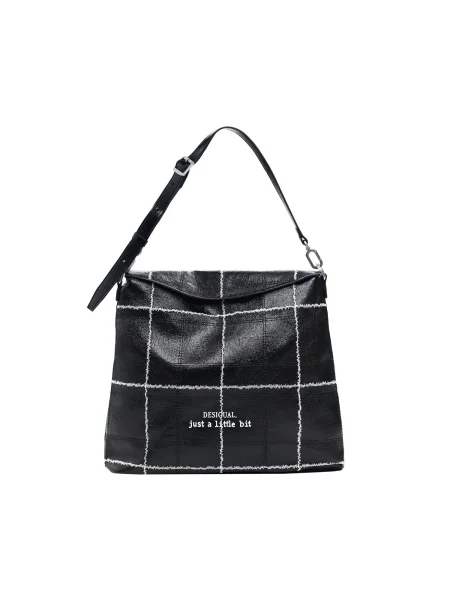 Desigual Rucsac negru alb
