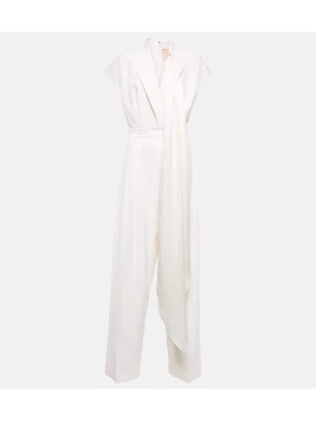 Kombinezon Roksanda wełniany biały