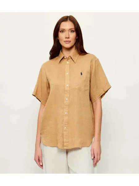 POLO RALPH LAUREN De in cămașă | Relaxed fit bej