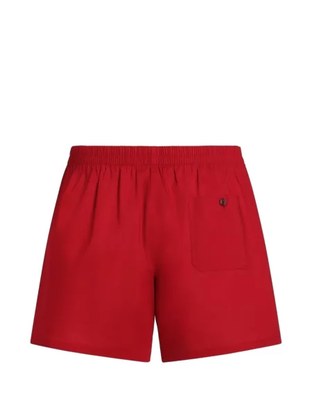 Boxeri Dolce & Gabbana din poplin roșu