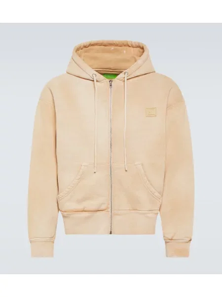 Суичър с качулка Notsonormal от джърси бежово