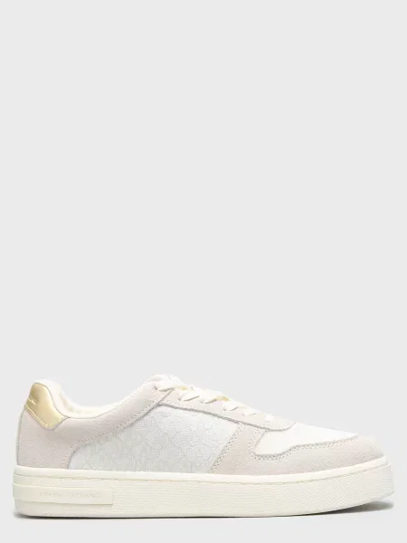 Кеды Armani Exchange бежевые