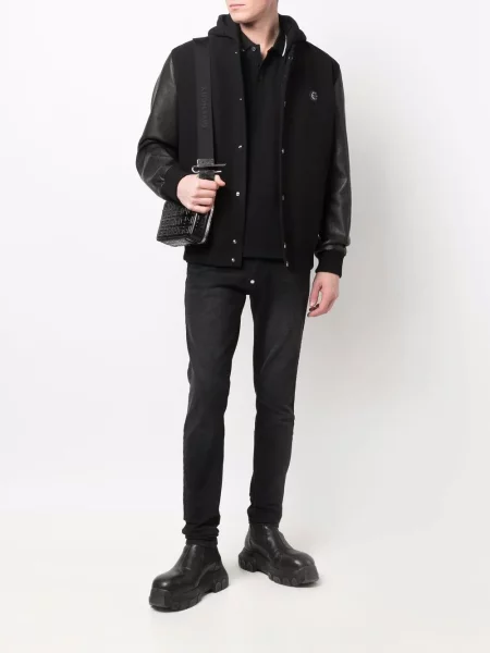 Ilgas bomber striukė Philipp Plein juoda