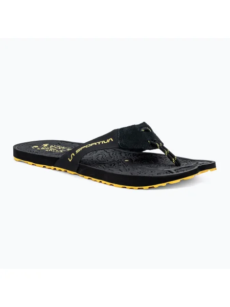 Мъжки джапанки Jandal black/yellow La Sportiva черно