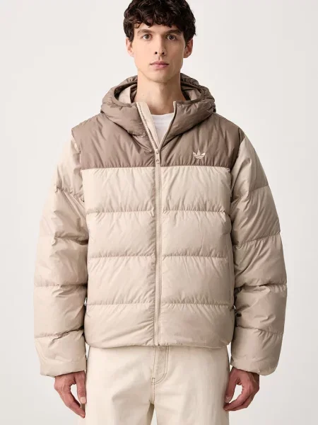 Adidas Originals geacă cu puf pentru bărbați Down Regen bej