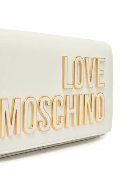 LOVE MOSCHINO Kabelka biela