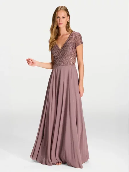 Φόρεμα βραδινό Hey Kyla ροζ