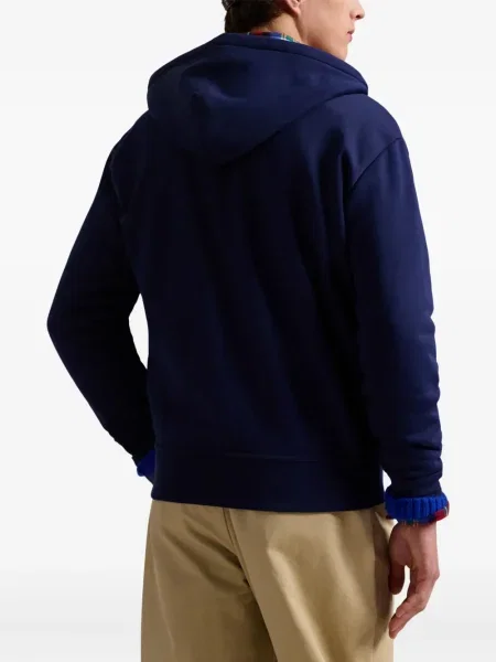 Căciulă Polo Ralph Lauren de catifea cord cu dungi de costum alb