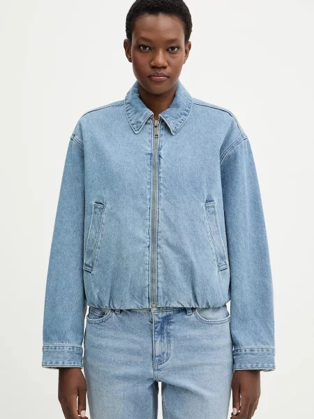 MICHAEL Michael Kors geacă jeans de tranziție albastru