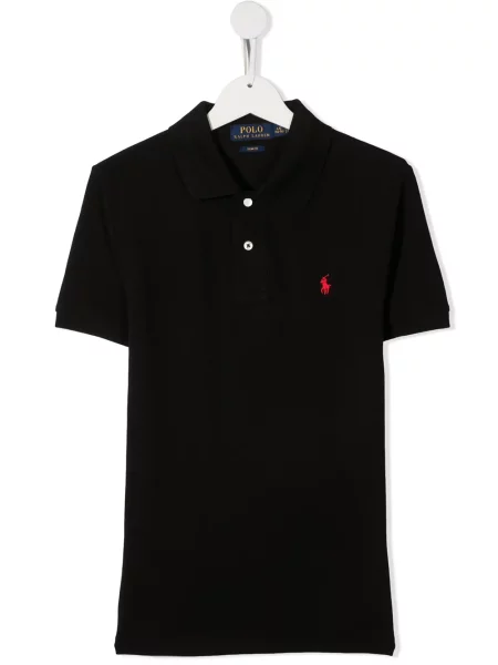 Koszulka polo dziecięca Polo Ralph Lauren czarna