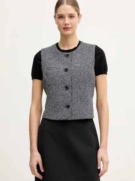 Dkny vestă bleumarin un singur rand de