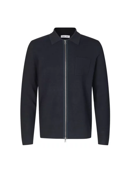 Sweter Samsoe Samsoe niebieski