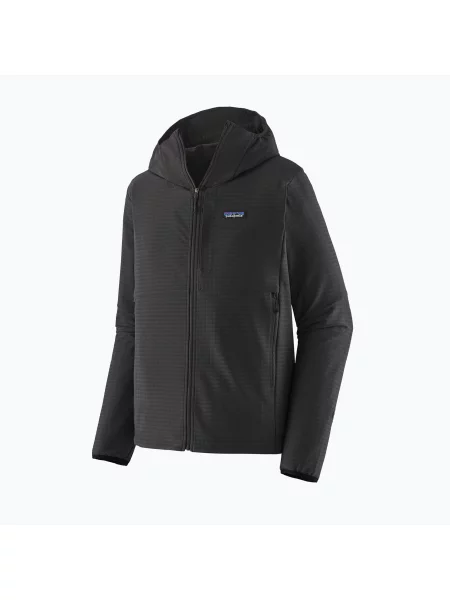 Geacă softshell pentru bărbați Patagonia R1 TechFace Hoody black negru