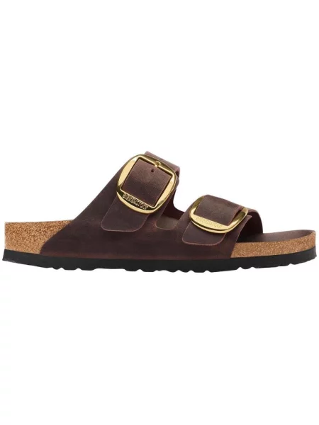 Pantofi Birkenstock cu cataramă maro