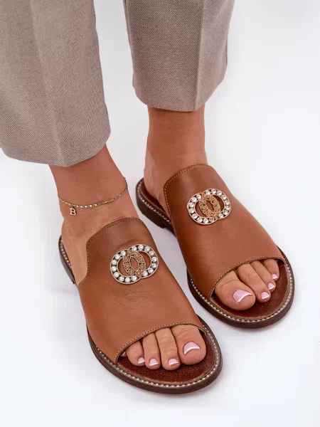 Kožené elegantní pantofle Zazoo