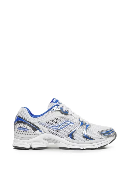 Sneakerși Saucony cu șireturi din dantelă alb