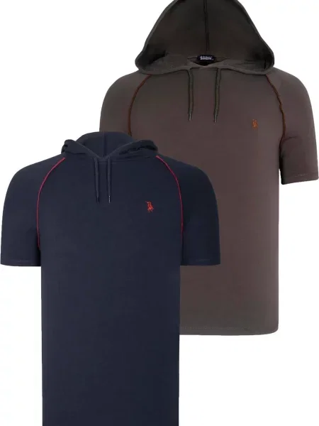 Tricou Dewberry cu glugă gri