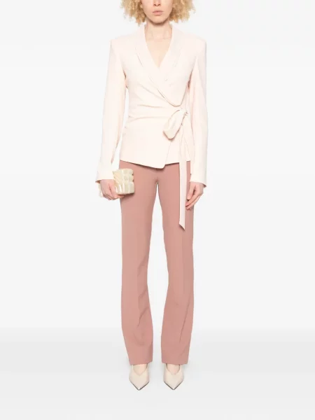 Pantaloni Patrizia Pepe roz