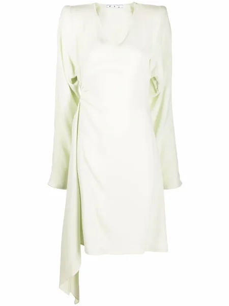 Rochie maxi Off-white lungă de costum alb