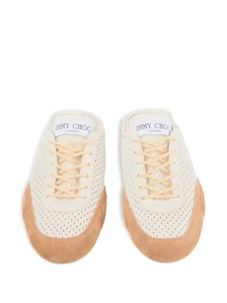 Sneakerși Jimmy Choo plasă alb
