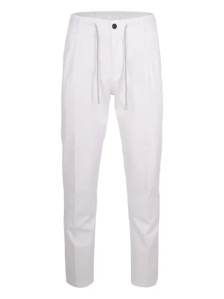 Pantaloni Eleventy alb